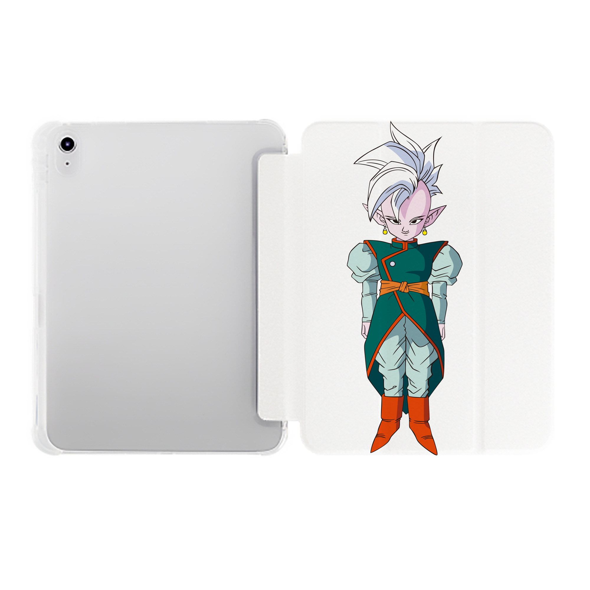 （画像用） ドラゴンボール DRAGON BALL IPad ケース ペン収納付き 三つ折りスタンド PUレザー×シリコン 対応機種9.5/10.5/10.9インチ